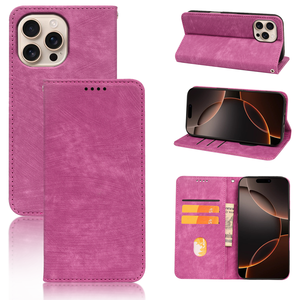 Funda Tipo Cartera para Teléfono Celular <span class=keywords><strong>iPhone</strong></span> 18 Pro Max 17 17e 16 16e 15 Pro 14 13 12 para <span class=keywords><strong>iPhone</strong></span> 11, Funda Protectora Magnética de Cuero - Product Image 6