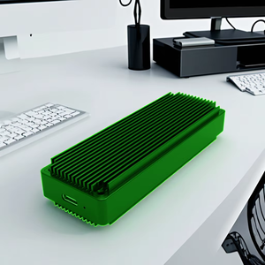 AOTECH 1.8 inci USB <span class=keywords><strong>3.2</strong></span> Tipe-C Aluminium Dual Protokol SATA M.2 NVMe SSD Enclosure Case Casing Eksternal SSD 2230 2242 2280 - Product Image 1