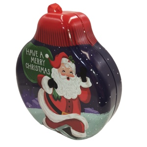 Emballage de cadeau de Noël Boîte en métal en étain Boîtes de conserve à cloche irrégulière en gros - Product Image 4