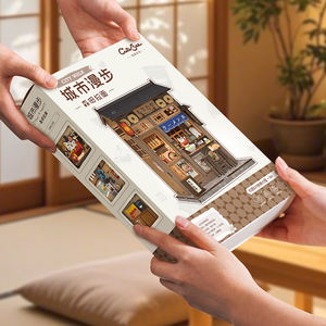 Sujetalibros Creativo de <span class=keywords><strong>Casa</strong></span> Miniatura DIY, Decoración de Estantería Hecha a Mano, Regalo Único para Amantes de los Libros, Adorno para Escritorio de Oficina en <span class=keywords><strong>Casa</strong></span> - Product Image 6