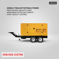 Mobiler Geräuscharmer 125KVA 100KW 720KW Dieselgenerator mit Autostart ATS 50Hz 3-Phasen Leicht Beweglich Vollkupfer-Wechselstromgenerator