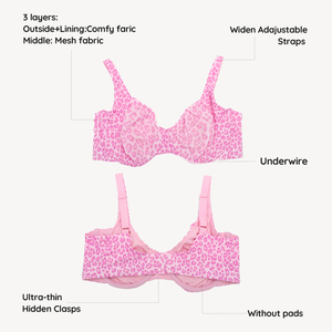 <span class=keywords><strong>Reggiseno</strong></span> Waistdear all'ingrosso senza cuciture, traspirante, push-up, con ferretto, scollo a V profondo, mezza coppa, spalline regolabili, non imbottito, per donna, uso quotidiano - Product Image 3