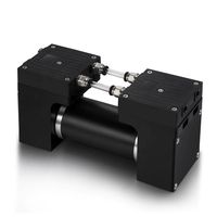 Pompa udara elektrik, pompa vakum penyemprot Gas elektrik, tahan korosi senyap, PTFE medis 12V DC, pompa vakum diafragma mikro