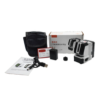 Laser vert Niveau 2 lignes ± 0.5 mm/m Précision + protection IP54 Outil d'étalonnage d'équipement de carrelage de menuiserie
