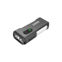 Lampe de poche de camping rechargeable EF02 1000LM, focalisation réglable, porte-clés, étanche IP65, USB-C, alliage d'aluminium, vente en gros OEM/ODM