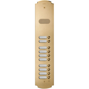 Panel de timbre Placca Patavium 2F+ Audio 10, 57 cm de altura, 12,4 cm de longitud - Product Image 1