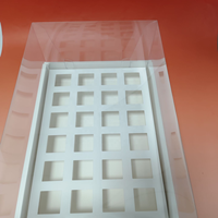 XJH vente en gros tasse cadeau de boîte à gâteau blanche, emballage de boîte à cupcake blanche, boîtes à dessert à couverture transparente avec couvercle transparent