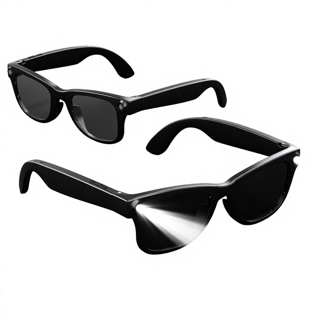 Smart Glasses Factory Direct for Call Translation Music Play Lightweight Touch & Button Control AI Q&A Cross-Border Sales