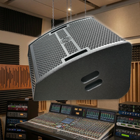 Haut-parleur coaxial LS3 de 12 pouces, 250W/400W, impédance 8 ohms, connectivité XLR/Speakon, boîtier en bois, sur pied
