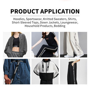 Fornitori all'ingrosso di nastri personalizzati: Nastri jacquard in maglia, nastri in poliestere stampati OEM per giacche e abbigliamento - Product Image 3