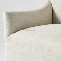 Nouveau Look Mobilier de maison de haute qualité Fauteuil de salle à manger de restaurant Chaise de cuisine entièrement rembourrée