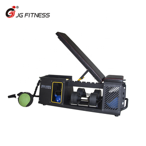 Banco de Gimnasio Multiusos Ajustable con Ruedas, Banco para Mancuernas con Soporte para Mancuernas <span class=keywords><strong>Fitness</strong></span> Pro Box - Product Image 4