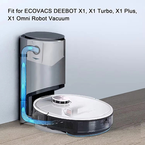 Sacs à poussière de remplacement compatibles avec les robots aspirateurs ECOVACS <span class=keywords><strong>DEEBOT</strong></span> X1 OMNI <span class=keywords><strong>Turbo</strong></span> <span class=keywords><strong>T10</strong></span> T20 Omni T20/T20 Max/T20 Pro/X&T Series - Product Image 3