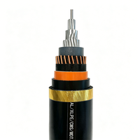 Cable de Alta Tensión Yaogu YJLLW03 con Conductor de Aluminio XLPE, 110kV 220kV, Doble Cubierta de Aluminio Corrugado, HDPE, Entierro Directo, IP68