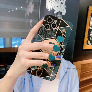 Funda de teléfono móvil para <span class=keywords><strong>Samsung</strong></span> S20 A10, funda con correa de muñeca ostentosa para chicas híbridas, gran oferta americana - Product Image 2