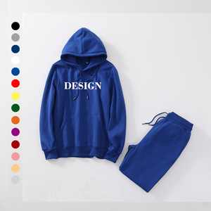 2026 High Quality 100% Cotton Wholesale <b>Men's</b> Hoodies Set Custom Logo Embroidered Tracksuits Anti-Shrink High Quality for <b>Men</b> - Product Image 4
