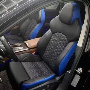Amélioration de Siège de Voiture Électrique de Luxe pour Audi - Cuir Piqué & Conception Ergonomique, Confort Amélioré pour les Trajets Quotidiens et les Longs Voyages - Product Image 6
