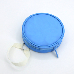 Tùy Chỉnh Không Thấm Nước Dây Kéo Nhỏ Túi Mỹ Phẩm Màu Xanh Hoàng Gia PVC Thạch Vòng Đồng Xu Ví <span class=keywords><strong>Pouch</strong></span> - Product Image 4