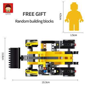 Bloque <span class=keywords><strong>de</strong></span> juguete ingeniería coche modelo <span class=keywords><strong>de</strong></span> bloques <span class=keywords><strong>de</strong></span> construcción DIY 273PCS juguete construir bloques juguetes compatibles legoing creativo DIY ladrillo - Product Image 5