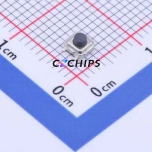 TS-1177-B-B-W Tactile Switch SMD Switch Single Pole Single Throw Round Button 1.6N Vertical Mount - Product Image 1