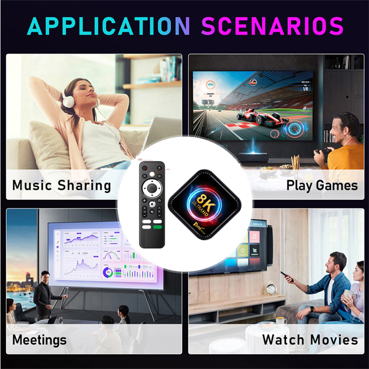 Haoyu TV Box - Android 13 8K Tv98rk3528 Quad Core ARM-A53