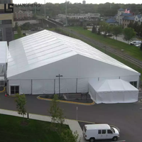 Tentes à structure en alliage d'aluminium robuste, insonorisées et isolées, avec parois sandwich de taille et design personnalisés, pour le stockage en entrepôt