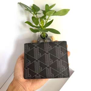 Nuovo <span class=keywords><strong>Portafoglio</strong></span> di Lusso da <span class=keywords><strong>Uomo</strong></span> 2026 <span class=keywords><strong>con</strong></span> Chiusura a <span class=keywords><strong>Cerniera</strong></span> Corta, Blocco RFID, Portamonete, Porta Carte e Portachiavi - Product Image 6