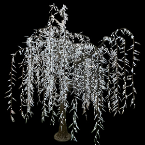 Lumières de <span class=keywords><strong>saule</strong></span> <span class=keywords><strong>pleureur</strong></span> à LED pour l'extérieur IP65 Style de ficelle en métal cuivré avec LED blanc chaud pour les décorations de vacances de Noël - Product Image 4