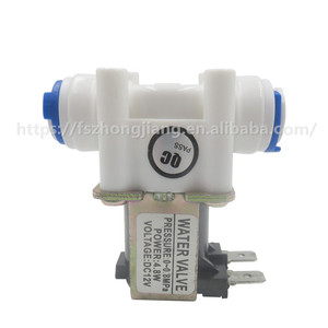 Vanne d'eau en plastique DIJIANG 1/4 3/8, électrovanne de commande électrique DC12V/24V pour distributeurs d'eau, type d'entrée normalement fermé - Product Image 3