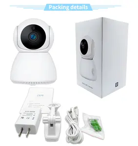 Ip Camera V380 Full HD IP Camera 3MP Wifi Cctv Camera Snow Man H.265 Wireless Indoor Smart Camera