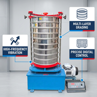 Machine de secouage électrique de laboratoire en acier inoxydable, tamis vibrant standard pour essais, avec excellente réactivité