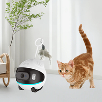 Neues Haustier-Spielzeug Webcam-Roboter Full HD 1080p Intelligentes Haustier-Spielzeug-Roboter Mit Hunde- und Katzenkamera Leckerli-Katzenspielzeug Intelligenter Begleiter-Roboter