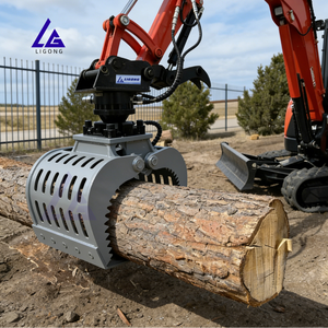 Pinza <span class=keywords><strong>de</strong></span> Clasificación Rotatoria LG <span class=keywords><strong>de</strong></span> Precisión, Instalada en Miniexcavadoras <span class=keywords><strong>de</strong></span> 1 a 3 Toneladas, Operación Flexible para Ladrillos, Bloques y <span class=keywords><strong>Ramas</strong></span> - Product Image 2