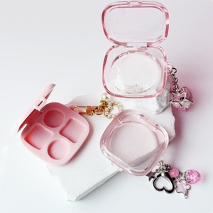 Paleta de Sombras de Ojos Personalizable Estilo Coreano, Estuche para Rubor, Iluminador y Contorno con Orificio para Colgar, Empaque Cosmético Personalizado DIY - Product Image 1