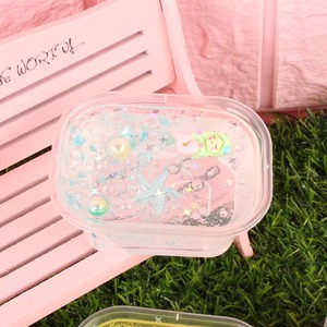 Kit de Pâte à Modeler Décompression DIY Unisexe, Grande Taille, Transparente comme du Cristal, avec Breloques, Mousse Scintillante et Crème Slime – Vente Flash - Product Image 3