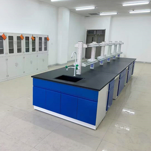 Tavolo da lavoro da laboratorio per attrezzature da laboratorio in acciaio ospedaliero da banco per laboratorio di chimica durevole - Product Image 4