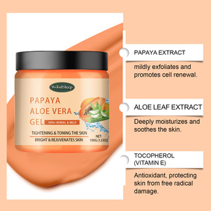 Papaya and <b>Aloe</b> <b>Vera</b> Cream Papaya and <b>Aloe</b> Extract Gel Hydrates and Moisturizes Skin <b>After</b> <b>Sun</b> Exposure - Product Image 5