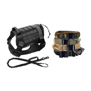 ファンシーファッションタティコタクティカルホルスタータクティカルハーネスサービスドッグカラーとリーシュセット - Product Image 1