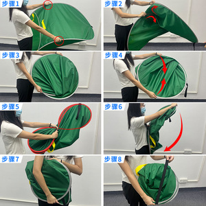 Bolsas para Recoger Hojas Extra Grandes, Portátiles, Plegables, Reutilizables, para Jardín, Césped y Basura - Product Image 5