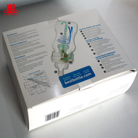 Boîte d'emballage en carton écologique recyclable personnalisée avec fenêtre, finition mate, revêtement UV, conception auto-érectible