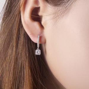 Pendientes de Zirconia de Alta Gama, Elegantes y Modernos, Llenos de Circonitas, Joyería de Moda para Fiestas - Product Image 2