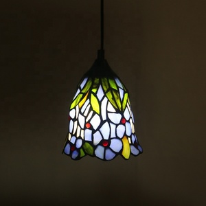 Lámpara Colgante Tiffany de Estilo Vintage, Novedosa y Creativa, con Pantalla de Vidrio, para Restaurante, Marca LongHuiJing - Product Image 2