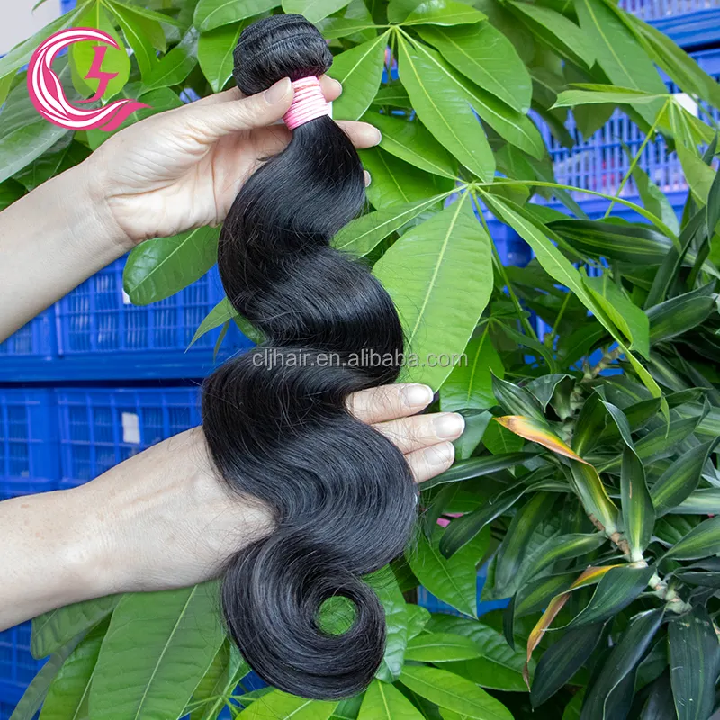 CLJhair Wholesale Raw Cambodian Hair Vendors,Ready To Ship Pineapple Wave Brazilian Human Cuticle Aligned Hair Bundle