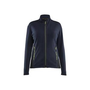 BLAKLADER - 476610108633XXL Chaqueta Micropolar Mujer Azul marino oscuro/Amarillo Hi-vis-EAN 7330509920374 CHAQUETAS DE TRABAJO - Product Image 3