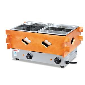 เครื่องทอด <span class=keywords><strong>Domut</strong></span> ไฟฟ้าสแตนเลส2ถัง,เครื่อง Oden เตา Oden เชิงพาณิชย์เตาอบไฟฟ้า Oden - Product Image 4