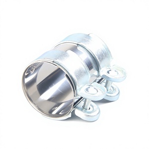 Collier de serrage pour tuyau d'échappement en acier inoxydable, 65x95mm, ajustement universel pour Volkswagen Audi - Product Image 3