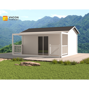 Casa Prefabricada Modular Personalizada de 20 Pies, Tipo Cabaña, Techo Puntiagudo, Casa Contenedor Desmontable, Villa Cápsula para Exteriores - Product Image 1