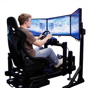 Simulateur de course automobile F1 à mouvement 3 DOF avec volant et pédales pour zone VR intérieure - <span class=keywords><strong>Prix</strong></span> de gros - Product Image 1