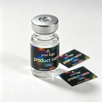 Étiquettes personnalisées pour flacons de 3 ml, 5 ml, 10 ml, 20 ml, 30 ml, adhésives, en PP, résistantes à l'huile, imperméables, étiquettes oblongues pour cosmétiques