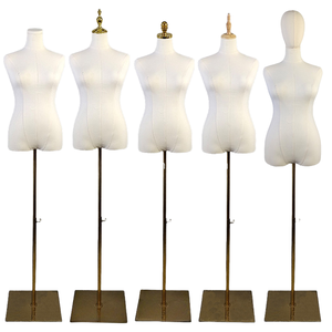 Clothing Store Lady Display Dress Form Woman Upper-Body <strong>Mannequin</strong> <strong>Torso</strong> <strong>with</strong> Plastic Velvet Cover <strong>Arm</strong> Type <strong>Mannequin</strong> Model - Product Image 3
